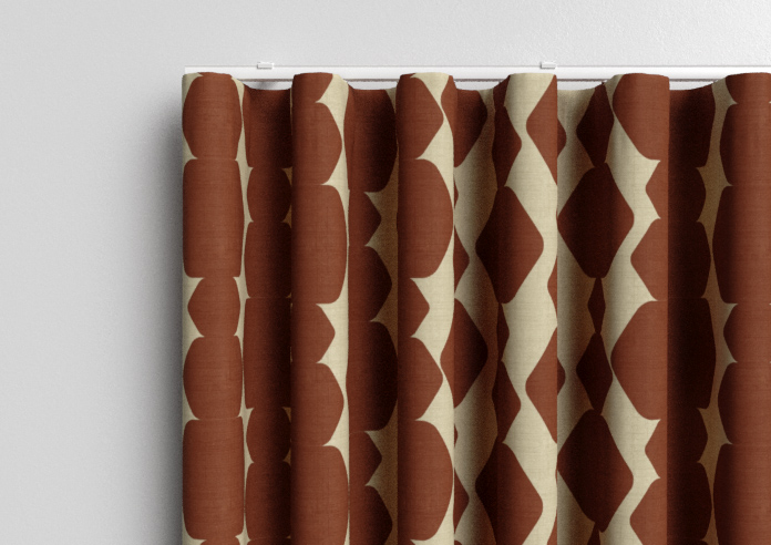Construct, Burnt Orange - Made to Measure Curtains - Image 13